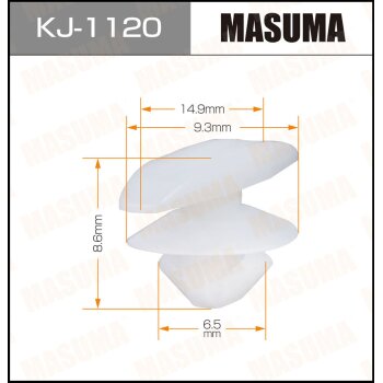 Фото клипса крепежная masuma 1120-kj