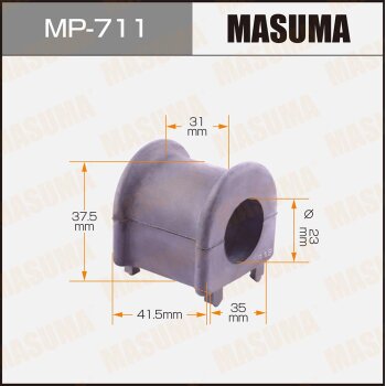 Втулка стабилизатора пер MASUMA MP711