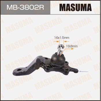 Фото шаровая опора masuma front low toyota hilux surf / kzn185, kdn185, rzn18#, vzn18#, kzj185 rh