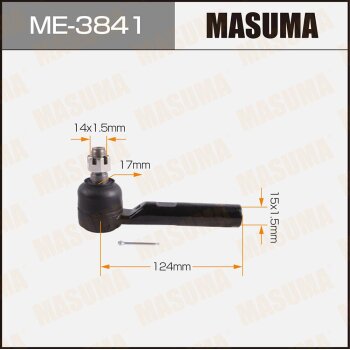 Фото наконечник рулевой тяги masuma toyota land cruiser prado 120, hilux surf 215 02-10