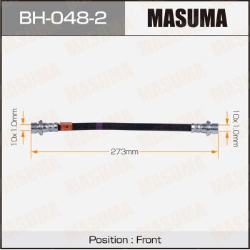 Шланг торм пер/ задн MASUMA BH0482