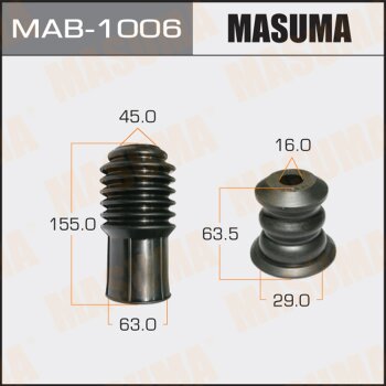 Фото пыльники стоек универсальные masuma, отбойник d=16, h=64