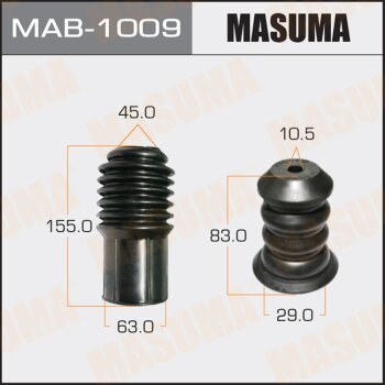 Фото пыльники стоек универсальные masuma, отбойник d=10, h=84