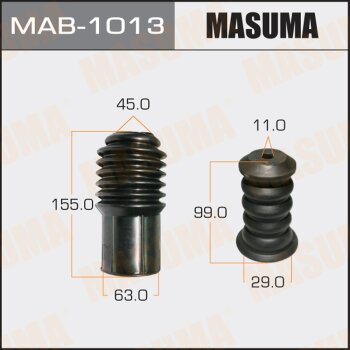 Фото пыльники стоек универсальные masuma, отбойник d=10. h=99