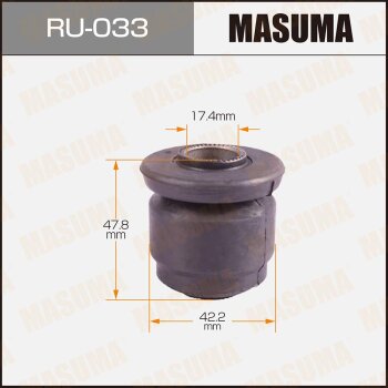 Сайлентблок перед подв верх Рычага MASUMA RU033