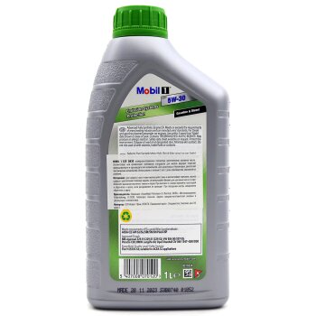 Масло моторное MOBIL-1 ESP Formula 5W30 SN/SP, C3 синтетика 1л (1/12)