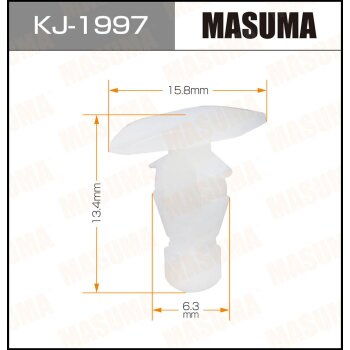 Фото клипса крепежная masuma 1997-kj