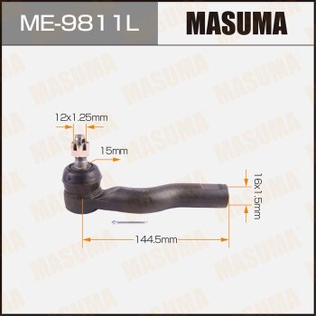 Фото наконечник рулевой тяги masuma toyota ipsum/ acm21, acm26 01-09 lh