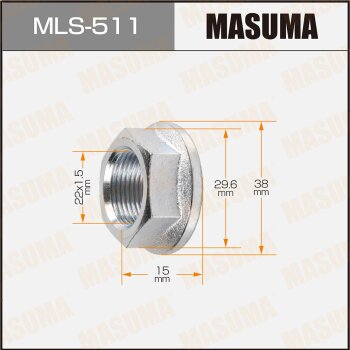 Фото гайки шруса masuma 22x1,5x15/ 30