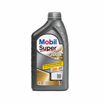 MOBIL Super 3000 X1 Diesel 5W40 CF, A3/B3, A3/B4 дизель, синтетика 1л (1/12)