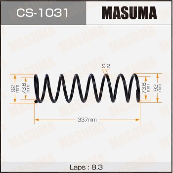 Фото пружина подвески masuma rear corsa/ el53