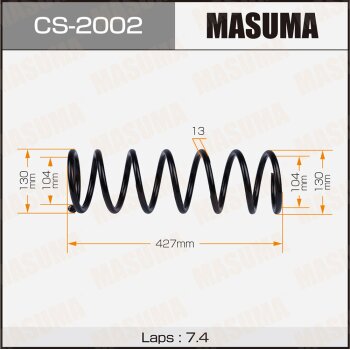 Фото пружина подвески masuma rear terrano/ wd21