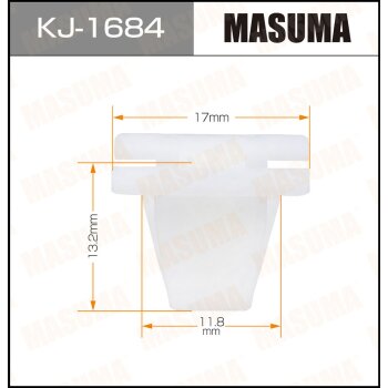 Фото клипса крепежная masuma 1684-kj