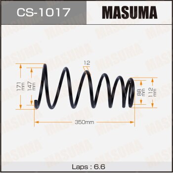 Фото пружина подвески masuma rear camry/vista/ sv30