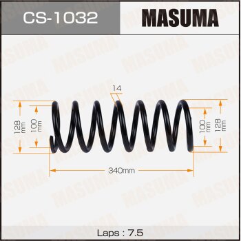 Фото пружина подвески masuma rear ipsum/ sxm10, cxm10