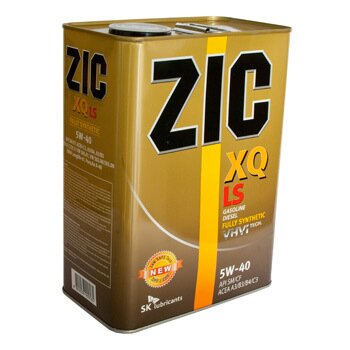 ZIC XQ LS 5w40 SМ/SN/CF 4л (1/4) (бензин/дизель, синт.)