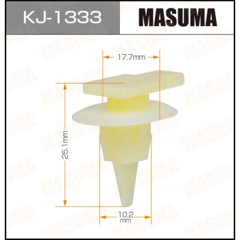 Фото клипса крепежная masuma 1333-kj