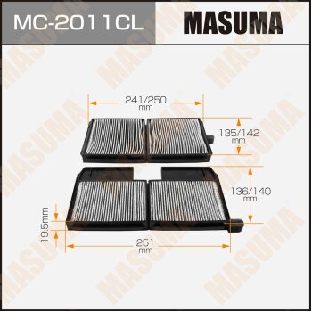 Фильтр салона MASUMA MC2011CL