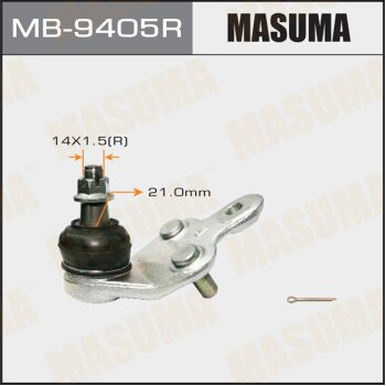 Фото шаровая опора masuma front low toyota camry acv40, acv45 rh