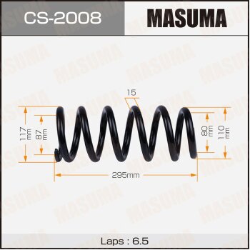 Фото пружина подвески masuma rear liberty/ pm12