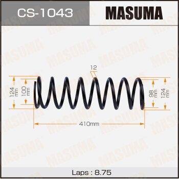 Фото пружина подвески masuma rear crown/ gs151