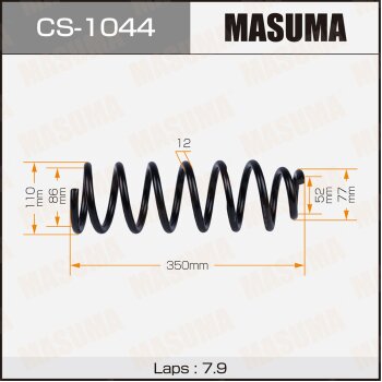 Фото пружина подвески masuma rear ardeo/ sv50