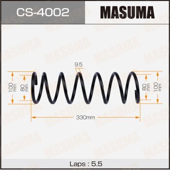 Фото пружина подвески masuma rear demio/ dw3w