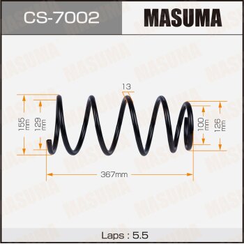 Фото пружина подвески masuma rear forester/ sg5