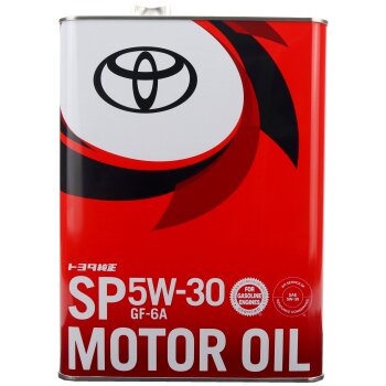 Масло моторное TOYOTA 5W30 SP/GF-6A синтетика 4л (1/6)
