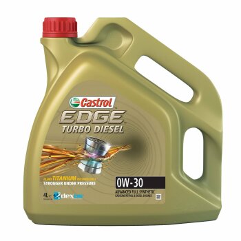 CASTROL EDGE Turbo Diesel 0W30 C3 дизель, синтетика 4л (1/4)