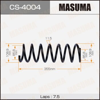 Фото пружина подвески masuma rear axela/ bk5p