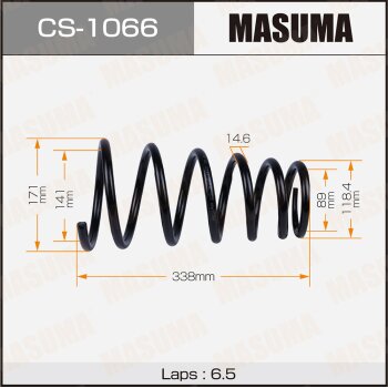 Фото пружина подвески masuma rear highlander/ acu25l