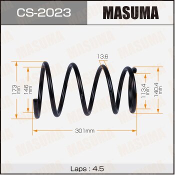 Фото пружина подвески masuma rear x-trail/ t30, pnt3