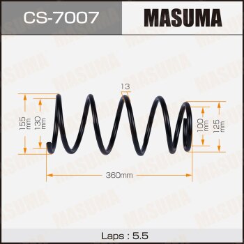 Фото пружина подвески masuma rear forester/ sg5