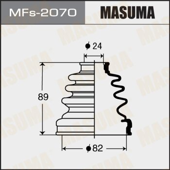 Фото пыльник шруса masuma mfs-2070 (силикон) + хомут