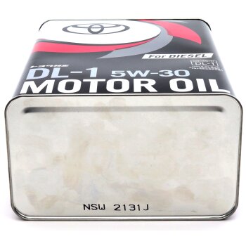 Масло моторное TOYOTA 5W30 DL-1 синтетика 4л (1/6)