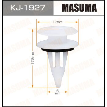 Фото клипса крепежная masuma 1927-kj