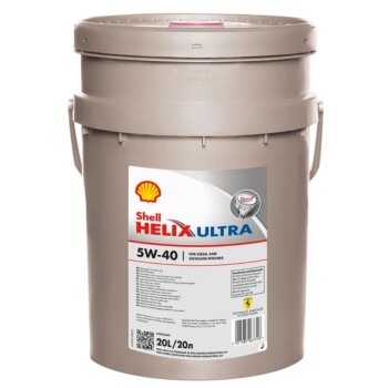 Масло моторное SHELL Helix Ultra 5W40 SN/SP, A3/B4 синтетика 20л