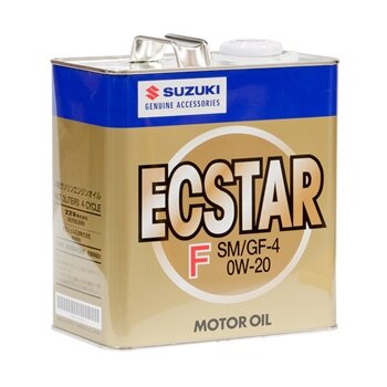SUZUKI Ecstar F 0W20 SN/GF-5 бензин, синтетика 3л (1/6)