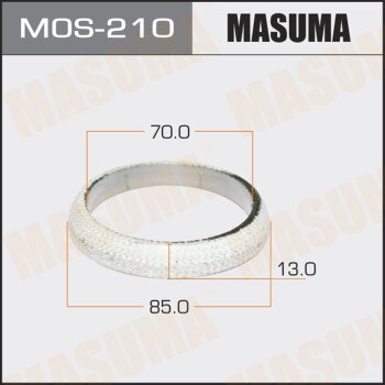 Фото уплотнительное кольцо под выхлопной коллектор masuma 70 x 85 x 13 mm