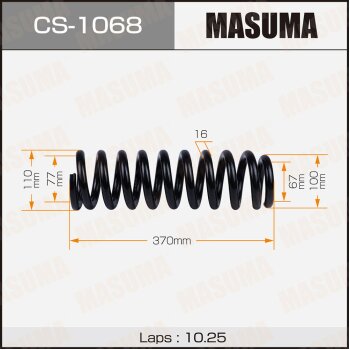 Фото пружина подвески masuma front land cruiser prado/ kzj95, zvj95, kdj95