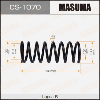 Фото пружина подвески masuma rear gaia/ acm10, cxm10