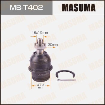 Фото шаровая опора masuma front low toyota land cruiser prado / grj150, trj150