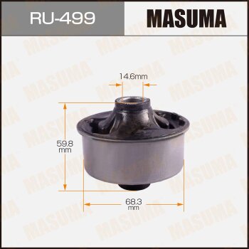 Сайлентблок пер нижнего рычага MASUMA RU499