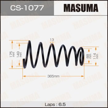 Фото пружина подвески masuma rear camry/ acv30, mcv30, acv35