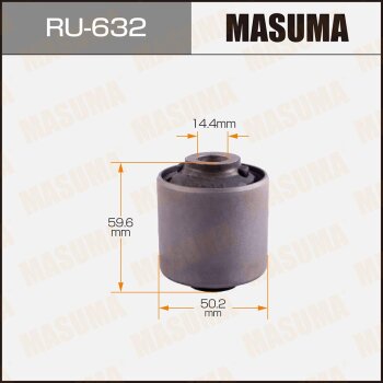 Сайлентблок задн нижней продольной тяги пер MASUMA RU632