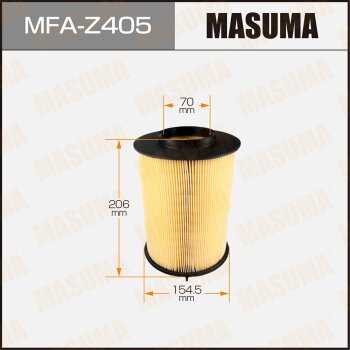 ВОЗДУШНЫЙ ФИЛЬТР MASUMA MAZDA/ MAZDA3 11- (1/18) MASUMA MFAZ405