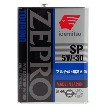 Масло моторное IDEMITSU Zepro Touring 5W30 SN/SP GF-5/GF-6A синтетика 4л (1/6)