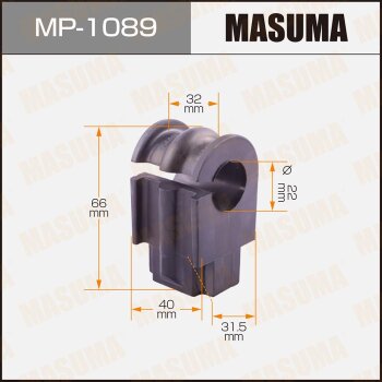 MP-1089_втулка стабилизатора переднего d22 Nissan Tiida C11 05-12 MASUMA MP1089