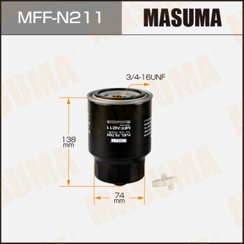 Фильтр топливный   MASUMA ALMERA  05- MASUMA MFFN211